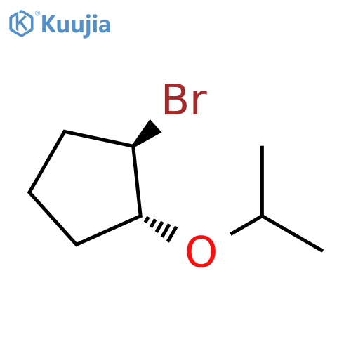 rac-(1R,2R)-1-bromo-2-(propan-2-yloxy)cyclopentane structure