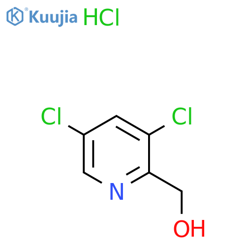 (3,5-dichloropyridin-2-yl)methanol hydrochloride structure