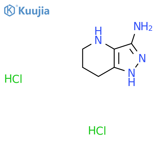 1H,4H,5H,6H,7H-pyrazolo[4,3-b]pyridin-3-amine dihydrochloride structure