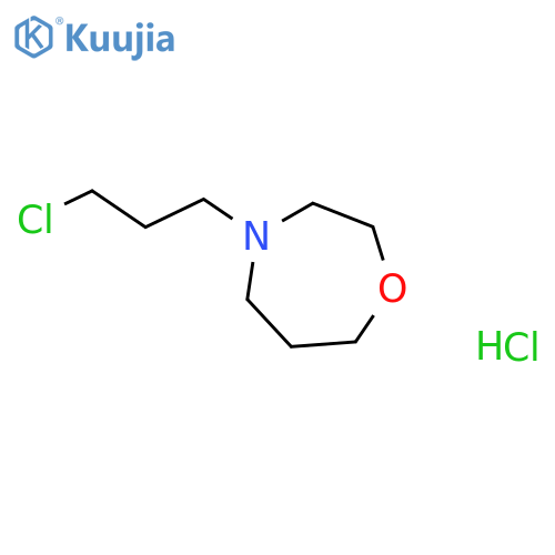 4-(3-chloropropyl)-1,4-oxazepane hydrochloride structure