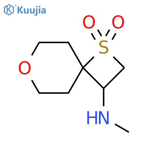 3-(methylamino)-7-oxa-1lambda6-thiaspiro3.5nonane-1,1-dione structure