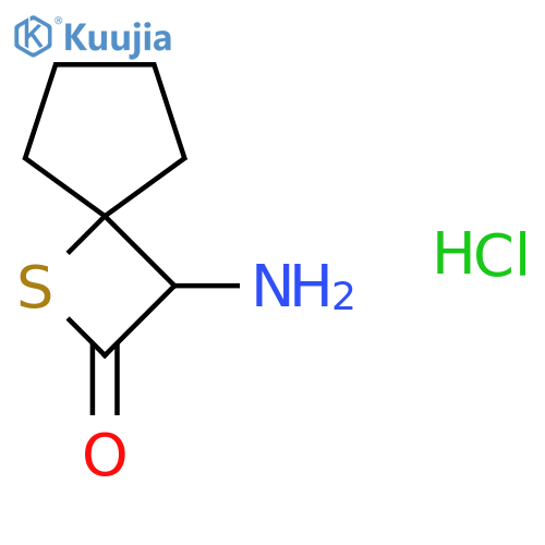 3-amino-1-thiaspiro3.4octan-2-one hydrochloride structure