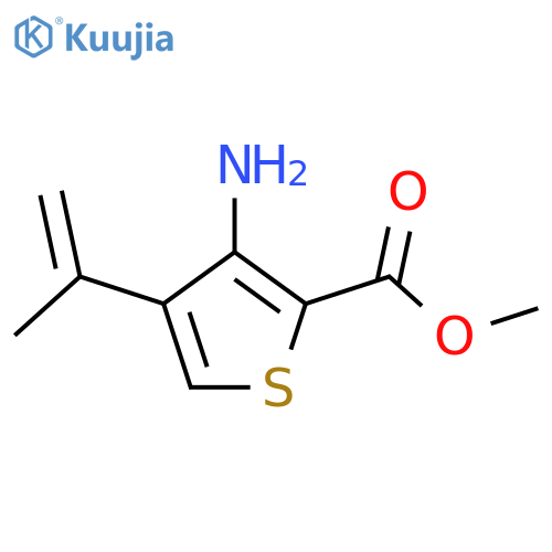 Methyl 3-amino-4-(prop-1-en-2-yl)thiophene-2-carboxylate structure
