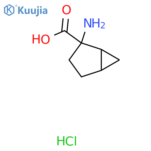 2-aminobicyclo3.1.0hexane-2-carboxylic acid hydrochloride structure