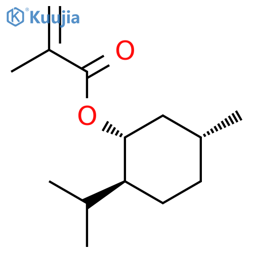 2-Propenoic acid,2-methyl-, (1R,2S,5R)-5-methyl-2-(1-methylethyl)cyclohexyl ester structure