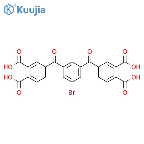 1,2-Benzenedicarboxylic acid, 4,4'-[(5-bromo-1,3-phenylene)dicarbonyl]bis- (9CI) structure