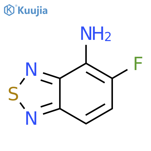 5-Fluoro-2,1,3-benzothiadiazol-4-amine structure