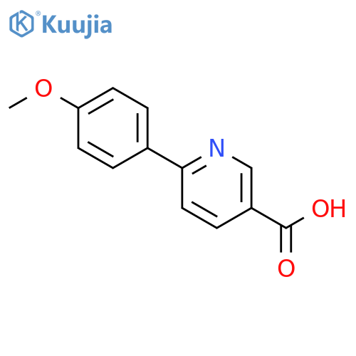 6-(4-Methoxyphenyl)nicotinic acid structure