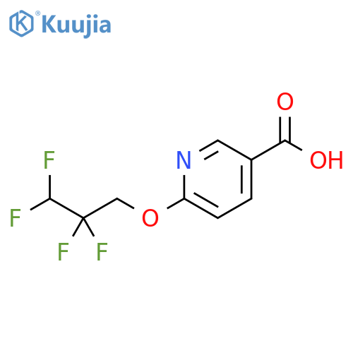 6-(2,2,3,3-tetrafluoropropoxy)pyridine-3-carboxylic acid structure