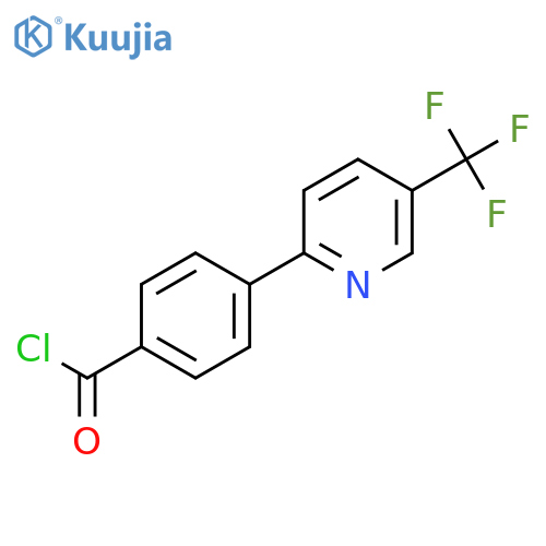4-(5-Trifluoromethyl-pyridin-2-YL)-benzoyl chloride structure