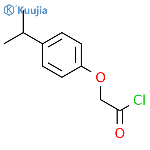 (4-Isopropylphenoxy)acetyl chloride structure