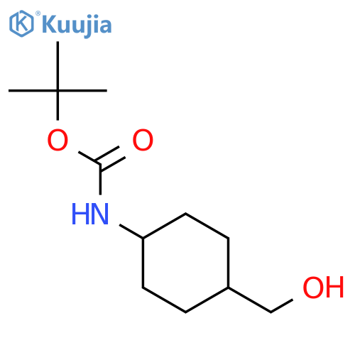 tert-butyl cis-N-[4-(hydroxymethyl)cyclohexyl]carbamate structure