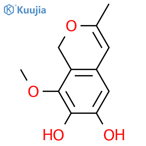 3-Methyl-1H-2-benzopyran-6,7,8-triol; 8-Me ether structure