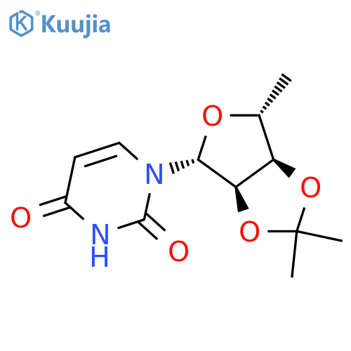 Uridine, 5'-deoxy-2',3'-O-(1-methylethylidene)- structure
