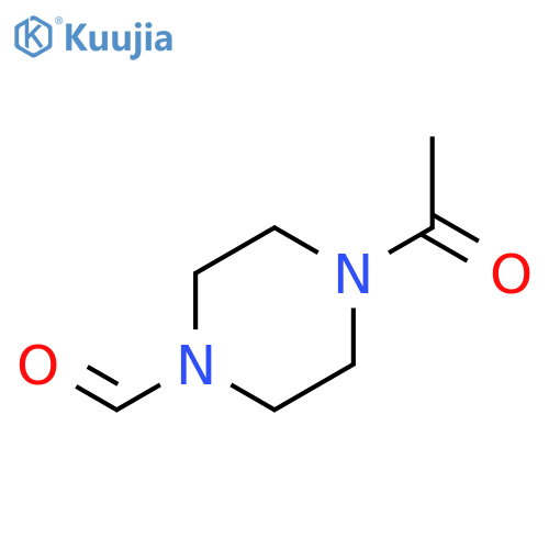 4-Acetylpiperazine-1-carbaldehyde structure