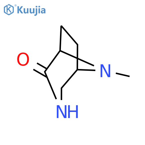 8-methyl-3,8-Diazabicyclo[3.2.1]octan-2-one structure