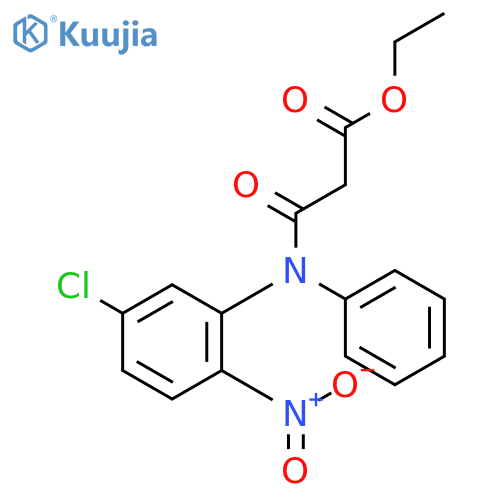 5'-Chloro-2'-nitro-N-phenyl-malonanilic Acid Ethyl Ester structure