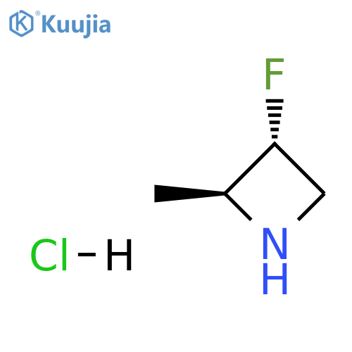 (2S,3R)-3-fluoro-2-methyl-azetidine;hydrochloride structure
