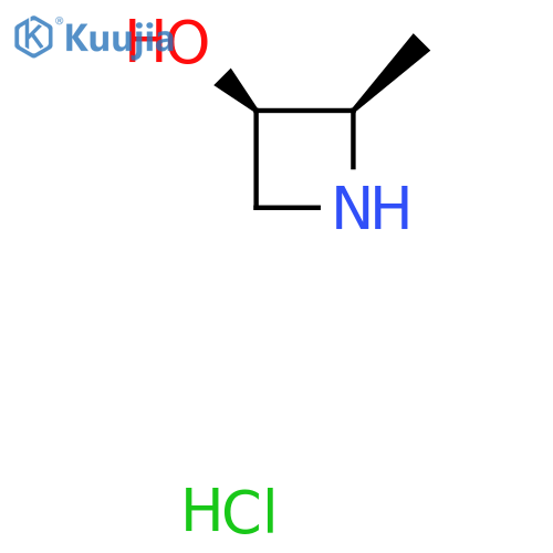 (2R,3R)-2-methylazetidin-3-ol hydrochloride structure