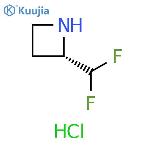 (2S)-2-(difluoromethyl)azetidine;hydrochloride structure