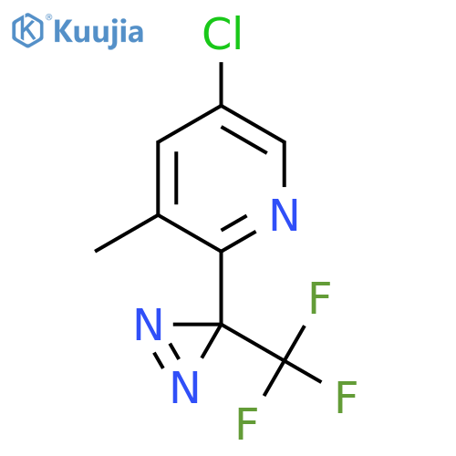 5-Chloro-2-(3-(trifluoromethyl)-3H-diazirin-3-yl)-3-methylpyridine structure