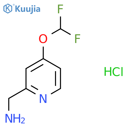 (4-(Difluoromethoxy)pyridin-2-yl)methanamine hydrochloride structure