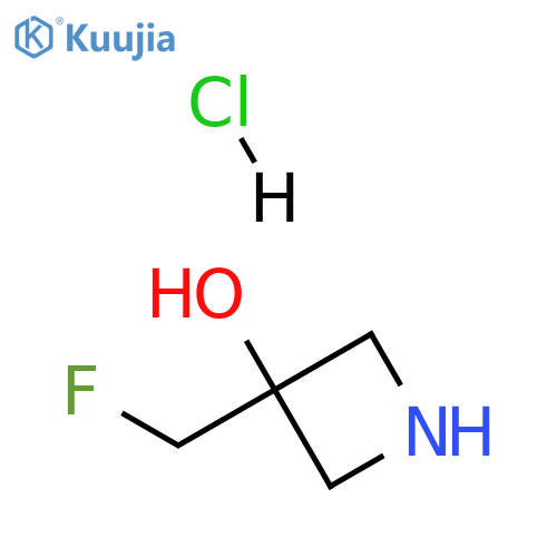 3-(fluoromethyl)azetidin-3-ol;hydrochloride structure