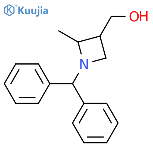 [1-(diphenylmethyl)-2-methylazetidin-3-yl]methanol structure