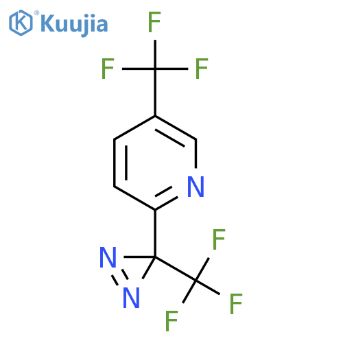 5-(Trifluoromethyl)-2-(3-(trifluoromethyl)-3H-diazirin-3-yl)pyridine structure