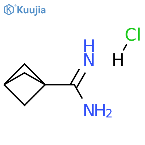 bicyclo[1.1.1]pentane-1-carboxamidine;hydrochloride structure