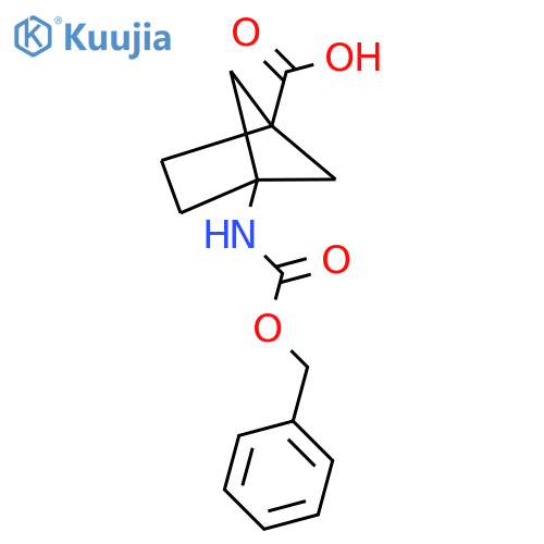4-(((Benzyloxy)carbonyl)amino)bicyclo2.1.1hexane-1-carboxylic acid structure