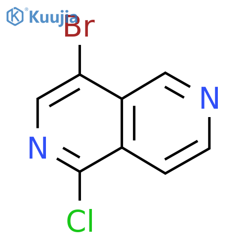 4-Bromo-1-chloro-2,6-naphthyridine structure