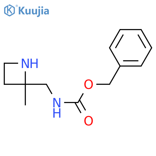 benzyl N-[(2-methylazetidin-2-yl)methyl]carbamate structure