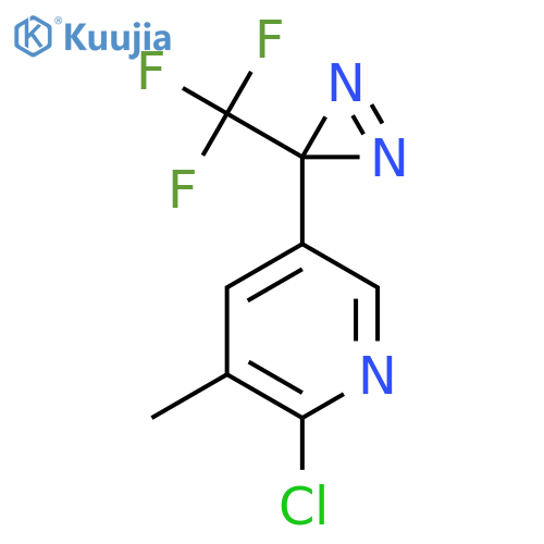 2-Chloro-5-(3-(trifluoromethyl)-3H-diazirin-3-yl)-3-methylpyridine structure