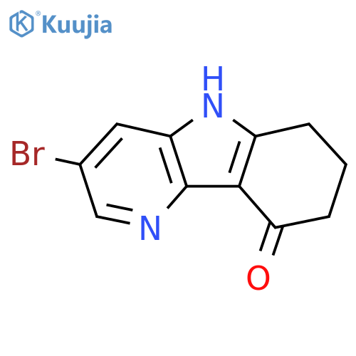 3-Bromo-7,8-dihydro-5H-pyrido[3,2-b]indol-9(6H)-one structure