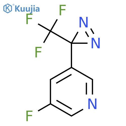 3-Fluoro-5-(3-(trifluoromethyl)-3H-diazirin-3-yl)pyridine structure