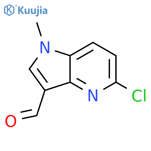 5-chloro-1-methyl-pyrrolo[3,2-b]pyridine-3-carbaldehyde structure
