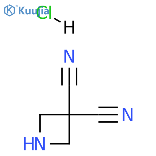 azetidine-3,3-dicarbonitrile;hydrochloride structure