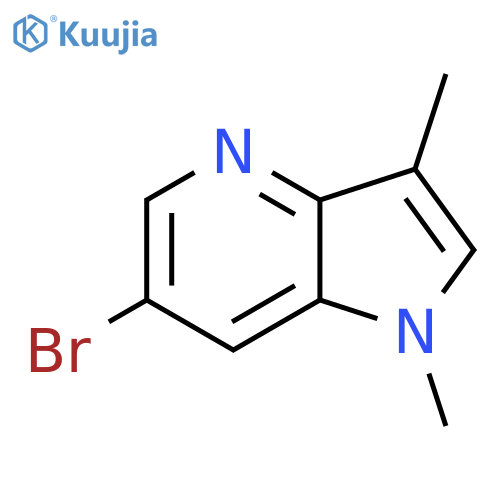 6-bromo-1,3-dimethyl-1H-pyrrolo[3,2-b]pyridine structure