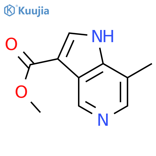 methyl 7-methyl-1H-pyrrolo[3,2-c]pyridine-3-carboxylate structure