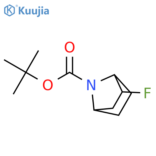 tert-butyl 2-fluoro-7-azabicyclo[2.2.1]heptane-7-carboxylate structure