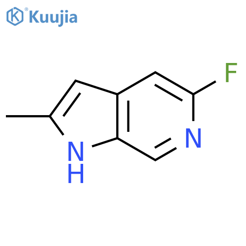 5-fluoro-2-methyl-1H-pyrrolo[2,3-c]pyridine structure