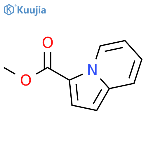 3-Indolizinecarboxylic acid, methyl ester structure