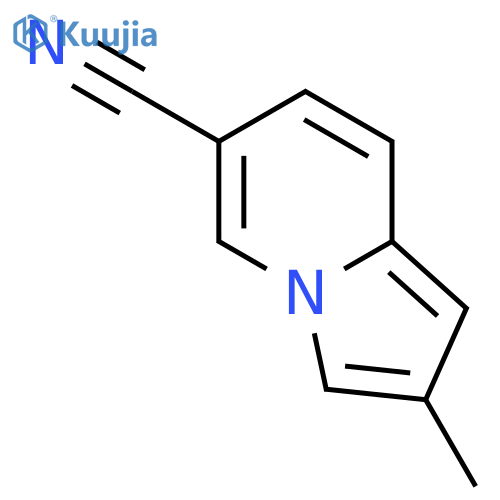 2-methyl-6-Indolizinecarbonitrile structure