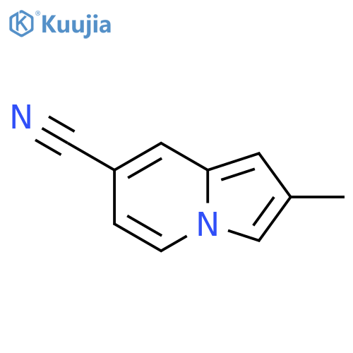 2-methyl-7-Indolizinecarbonitrile structure