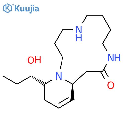 Pyrido[2,1-d][1,5,9]triazacyclotridecin-2(3H)-one,1,4,5,6,7,8,9,10,11,13,14,16a-dodecahydro-13-[(1S)-1-hydroxypropyl]-,(13S,16aS)- (9CI) structure