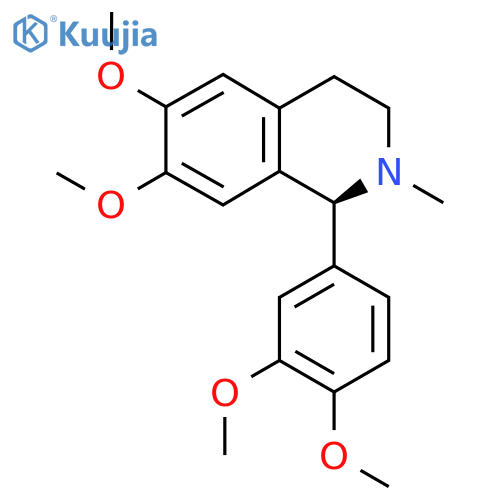 (1S)-1-(3,4-Dimethoxyphenyl)-6,7-dimethoxy-2-methyl-3,4-dihydro-1H-isoquinoline structure