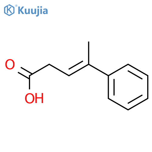 3-Pentenoic acid, 4-phenyl-, (3E)- structure