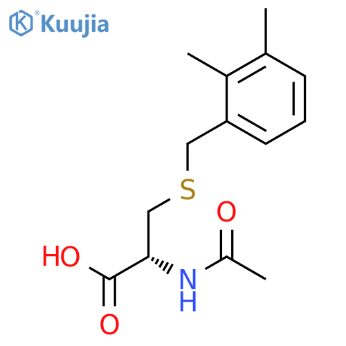 L-Cysteine, N-acetyl-S-[(2,3-dimethylphenyl)methyl]- structure