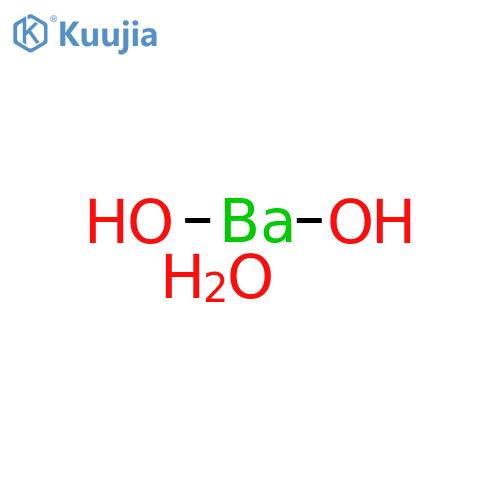 Bariumhydroxidemonohydrate structure